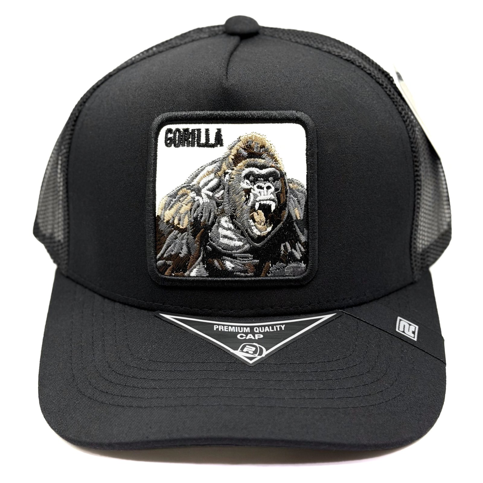 textil-ryu-animal-design-gorilla-gray-black
