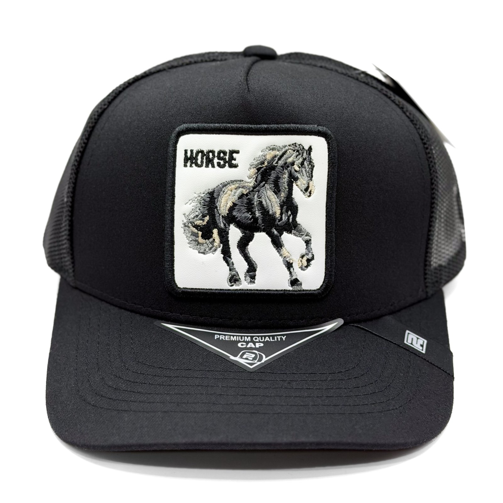 textil-ryu-animal-design-horse-olive-black