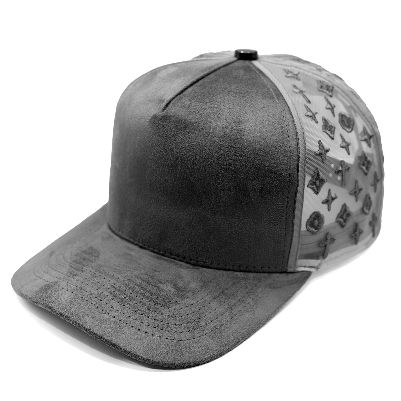 textil-ryu-monogram-mesh-hat-black